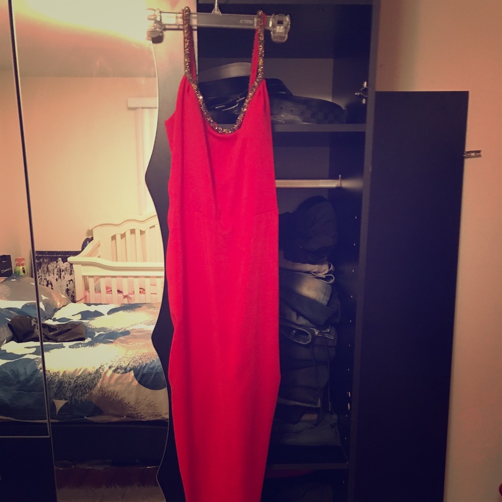 A red dress